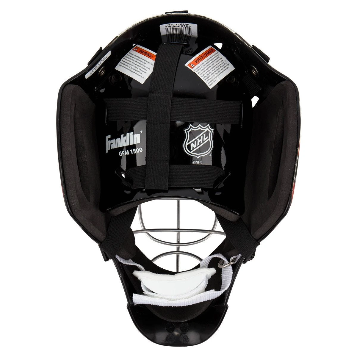 Franklin GFM 1500 Chicago Blackhawks Goalie Face Mask - Image 5