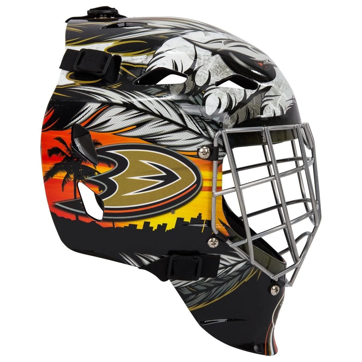Franklin GFM 1500 Anaheim Ducks Goalie Face Mask - Image 2