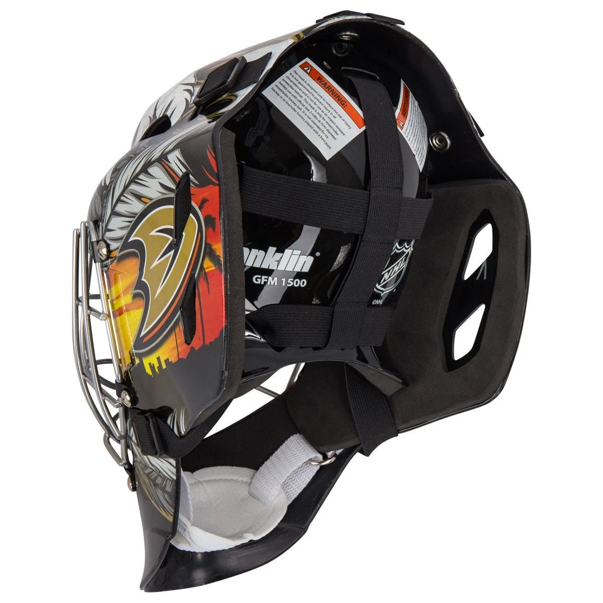 Franklin GFM 1500 Anaheim Ducks Goalie Face Mask - Image 4