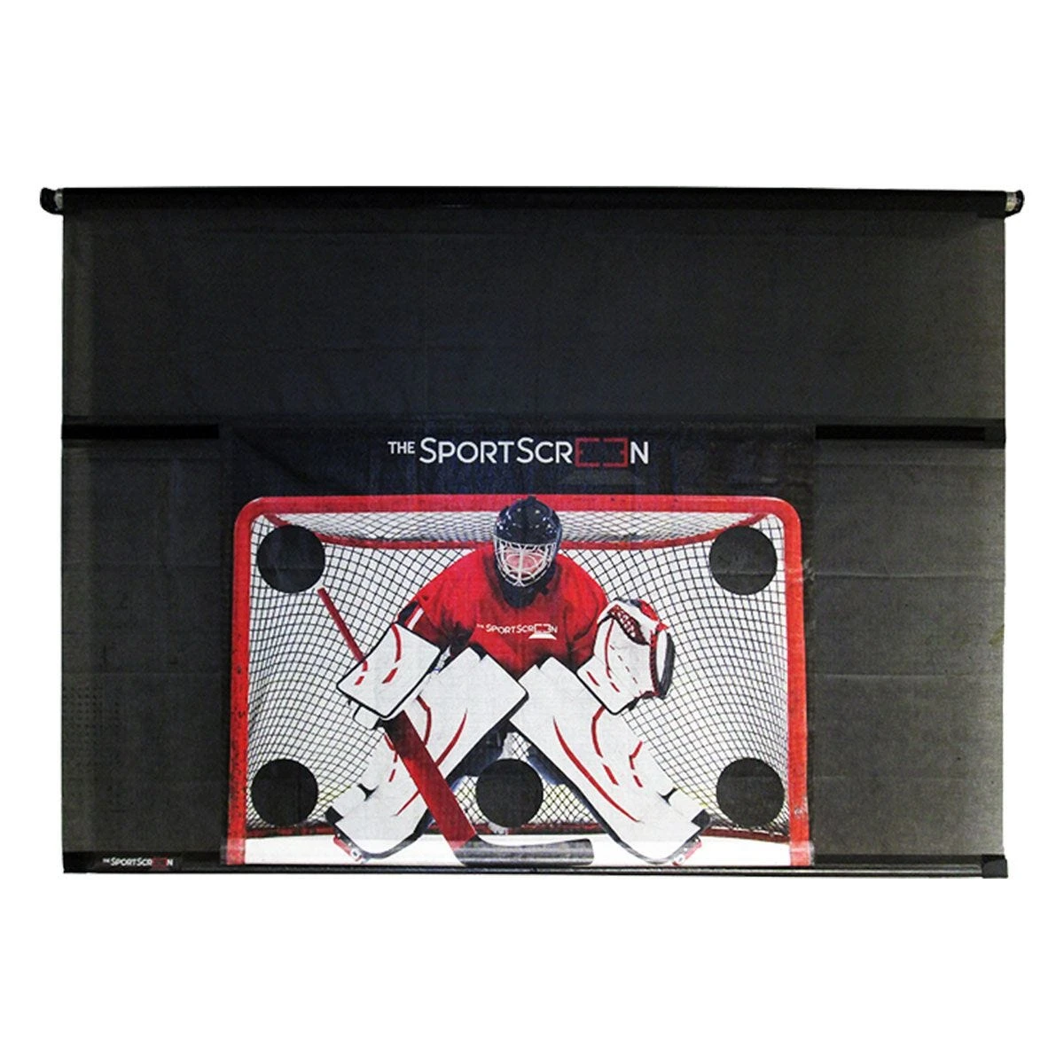 The SportScreen 16ft Manual Screen W/ Detachable Hockey Target - Image 2