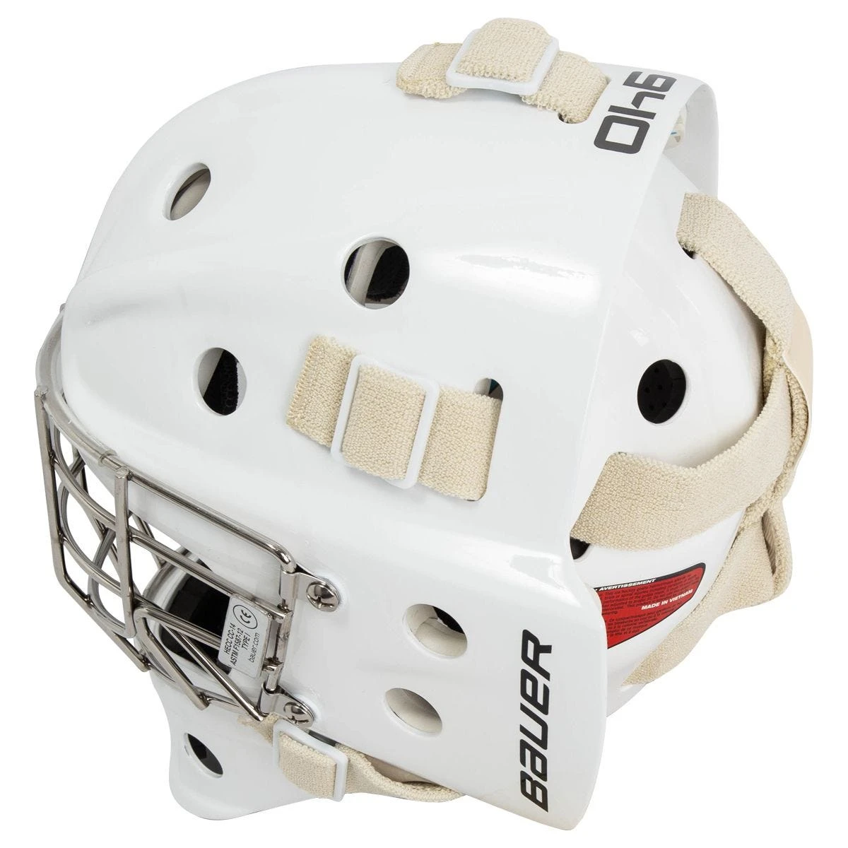 Bauer 940 Junior Certified Straight Bar Goalie Mask - Image 4