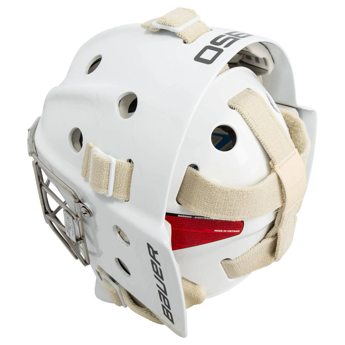 Bauer 950 Senior Certified Straight Bar Goalie Mask - Image 4