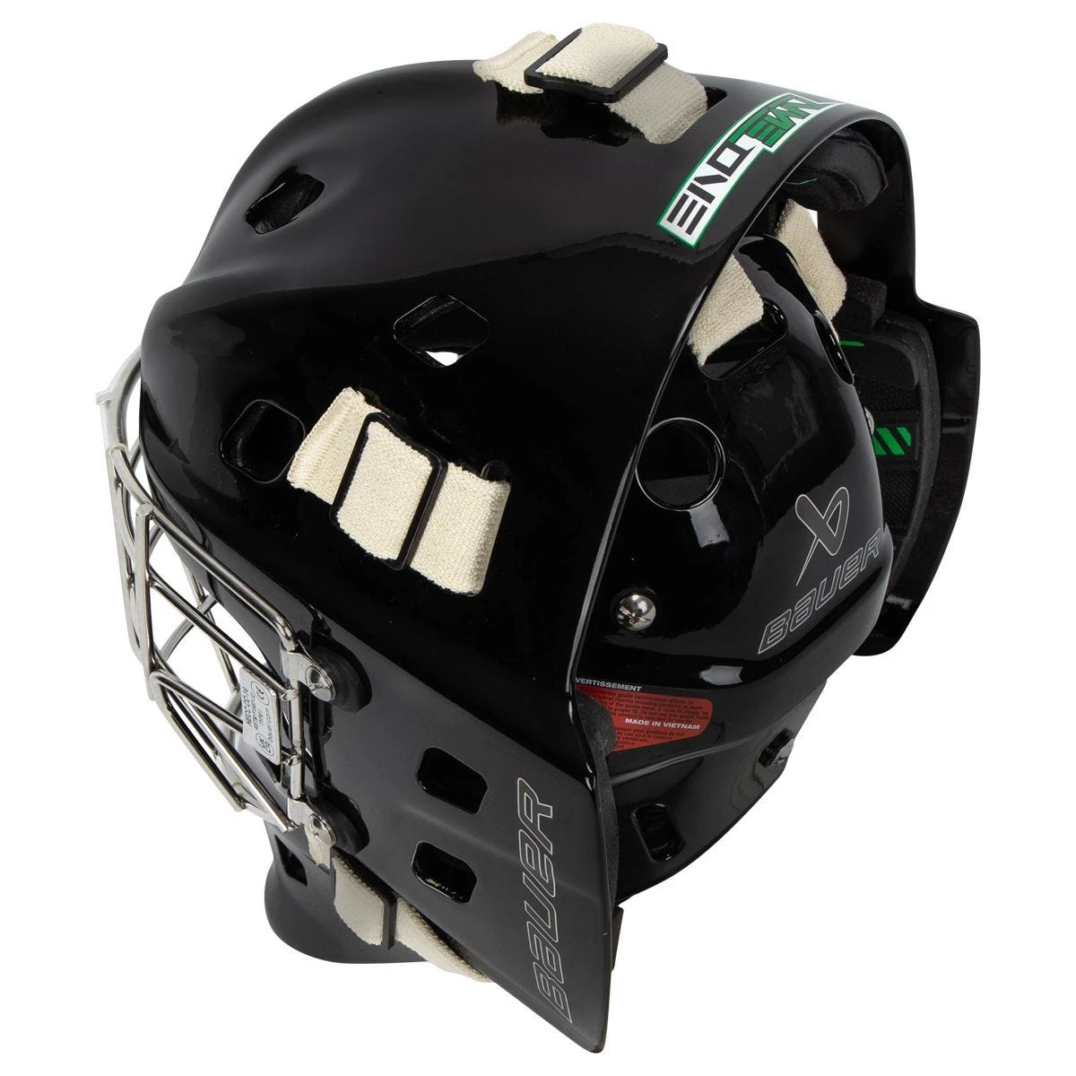 Bauer NME One Senior Certified Straight Bar Goalie Mask - Image 4