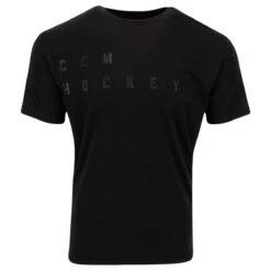 CCM Blackout Senior Short Sleeve Tee Shirt