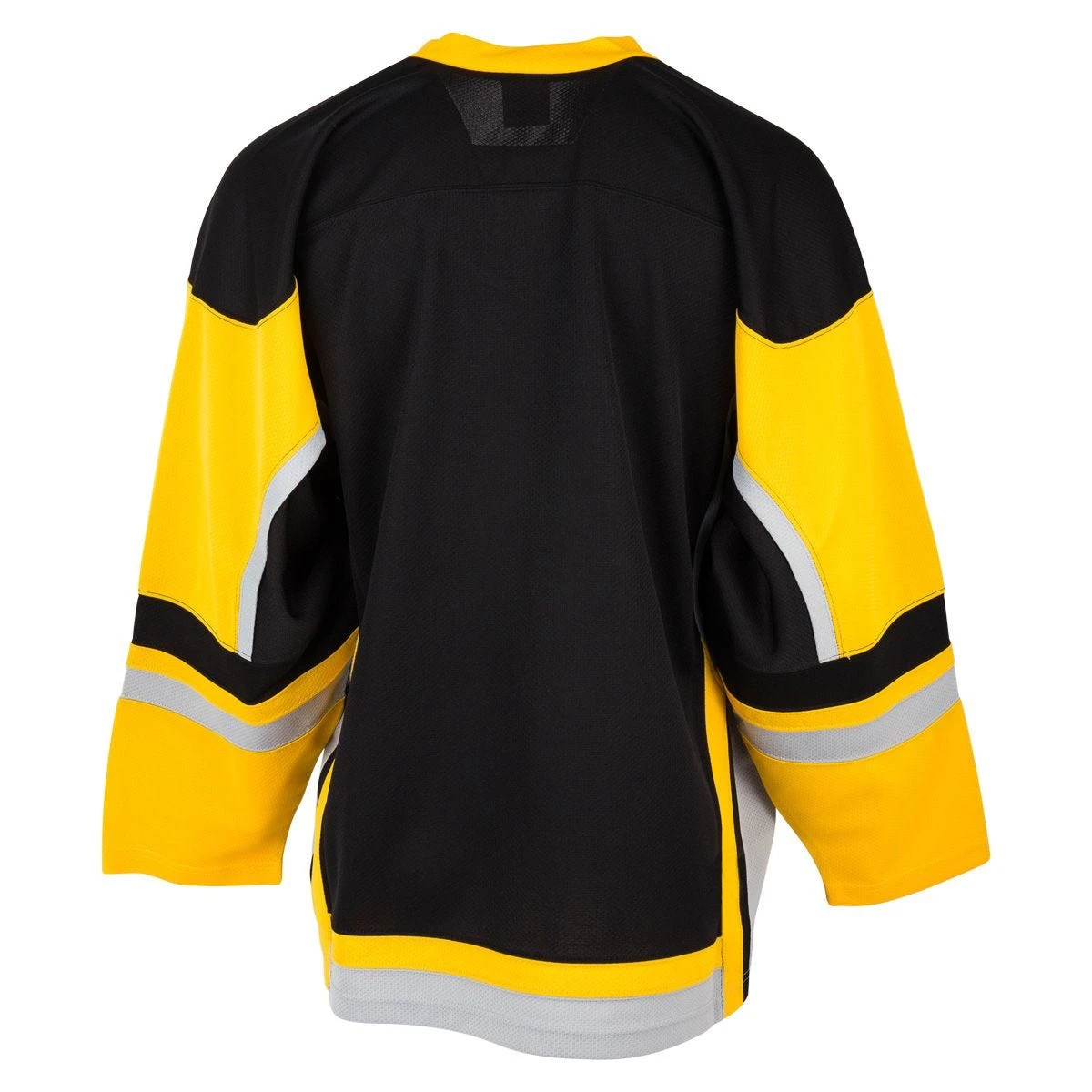 Stadium Adult Hockey Jersey - Black/Gold/Gray - Image 2