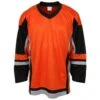 Stadium Adult Hockey Jersey - Orange/Black/Gray