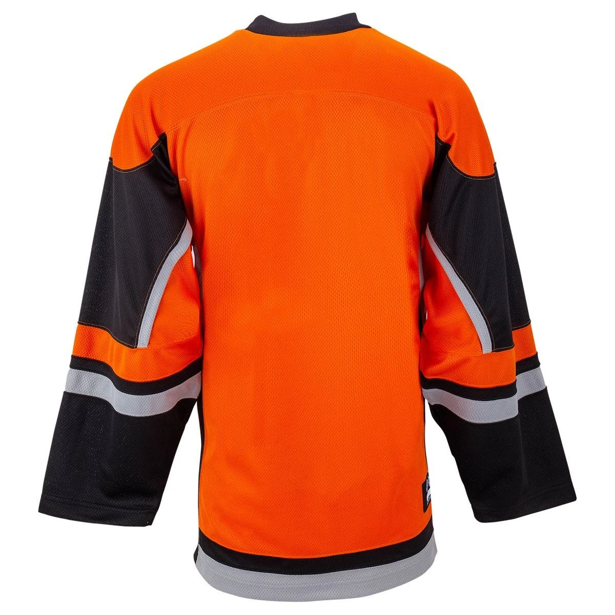 Stadium Adult Hockey Jersey - Orange/Black/Gray - Image 3