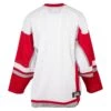 Stadium Youth Hockey Jersey - White/Red/Gray