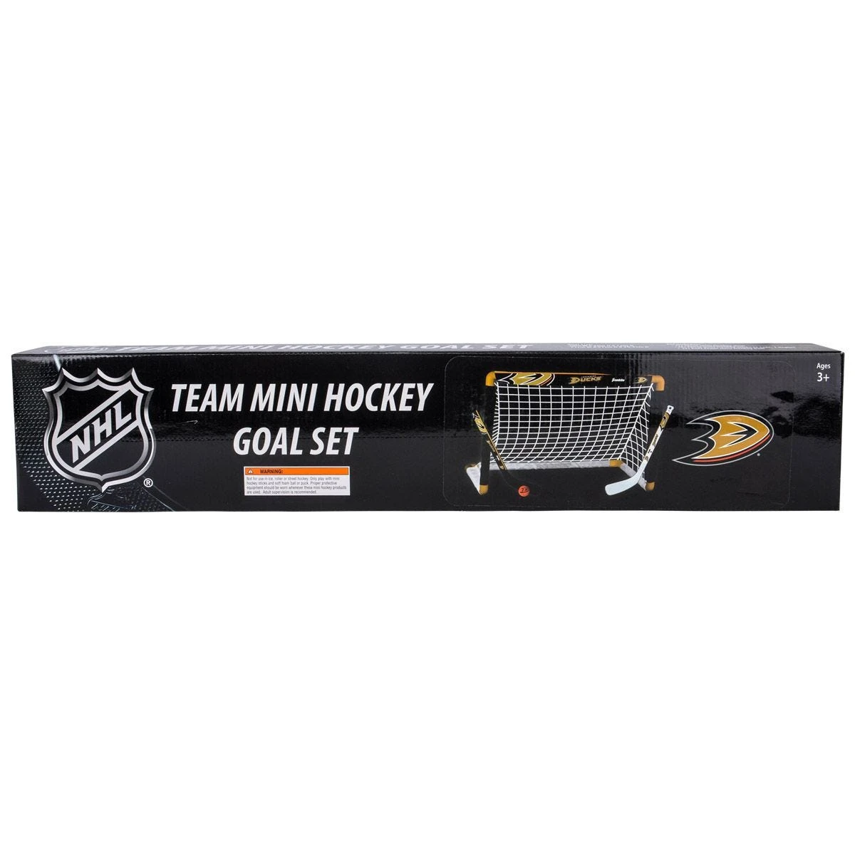 Anaheim Ducks Franklin NHL Mini Hockey Goal Set - Image 4
