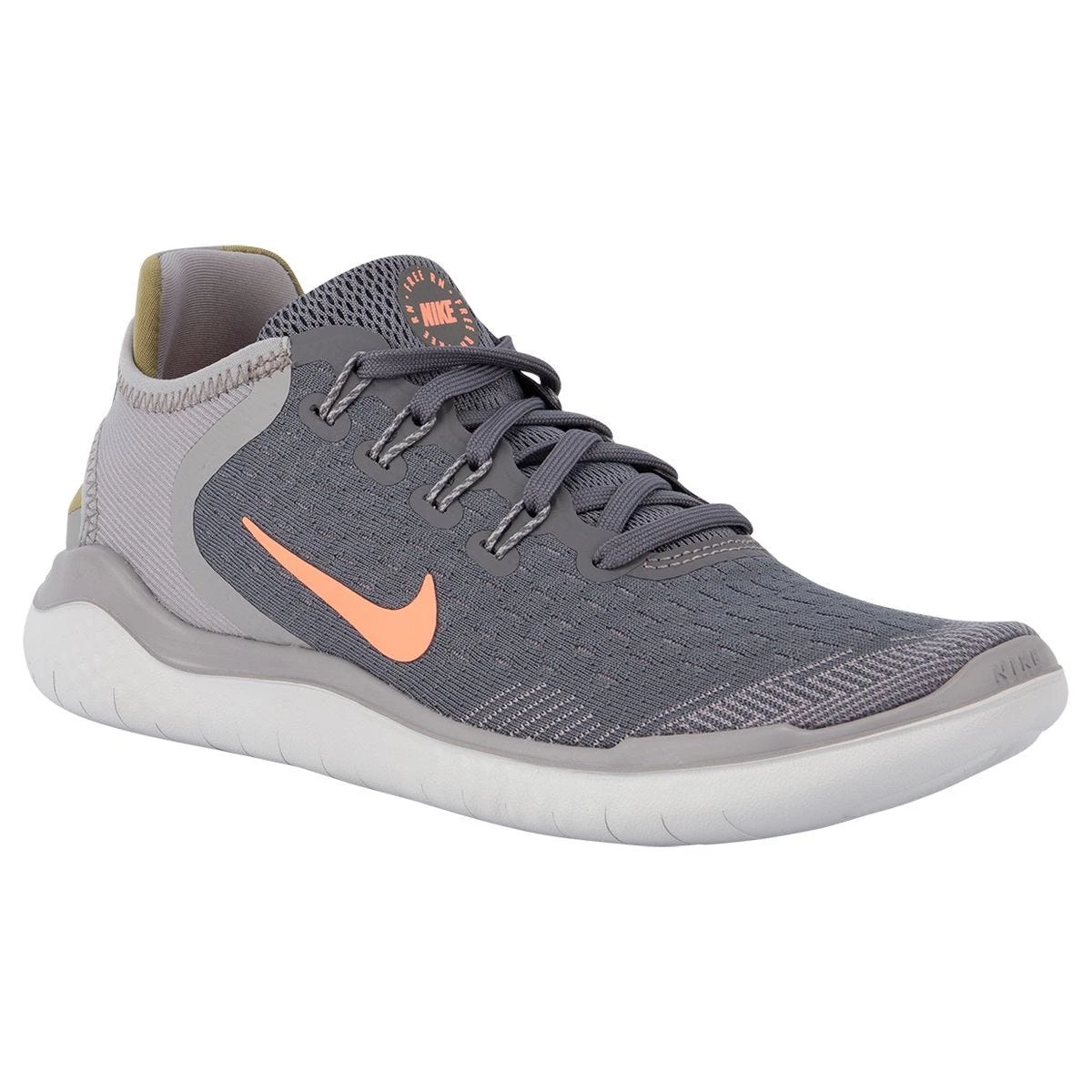 Nike Free RN 2018 Women's Running Shoes - Gunsmoke/Crimson Pulse/Atmospheric Grey - Image 6
