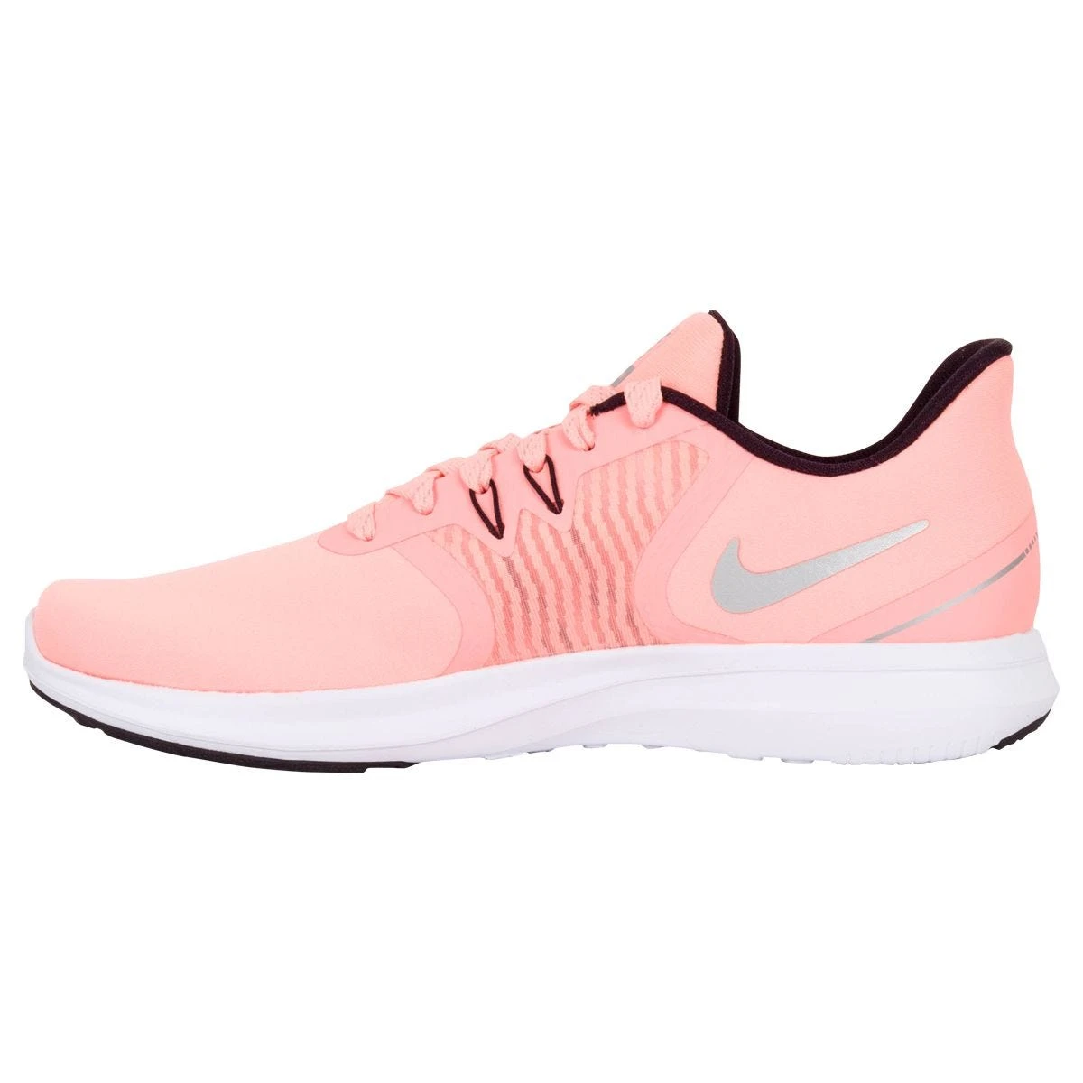 Nike In-Season TR 8 Women's Training Shoes - Pink/Metallic Silver/Burgundy Ash - Image 3