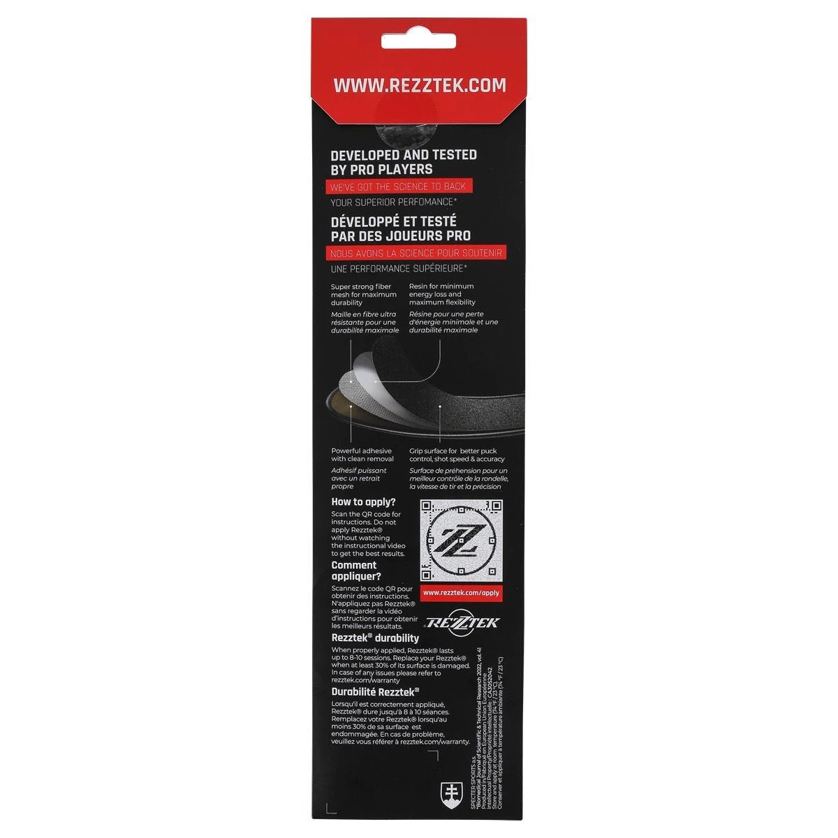 Rezztek Goalie Blade Tape Senior - 2 Pack - Image 4