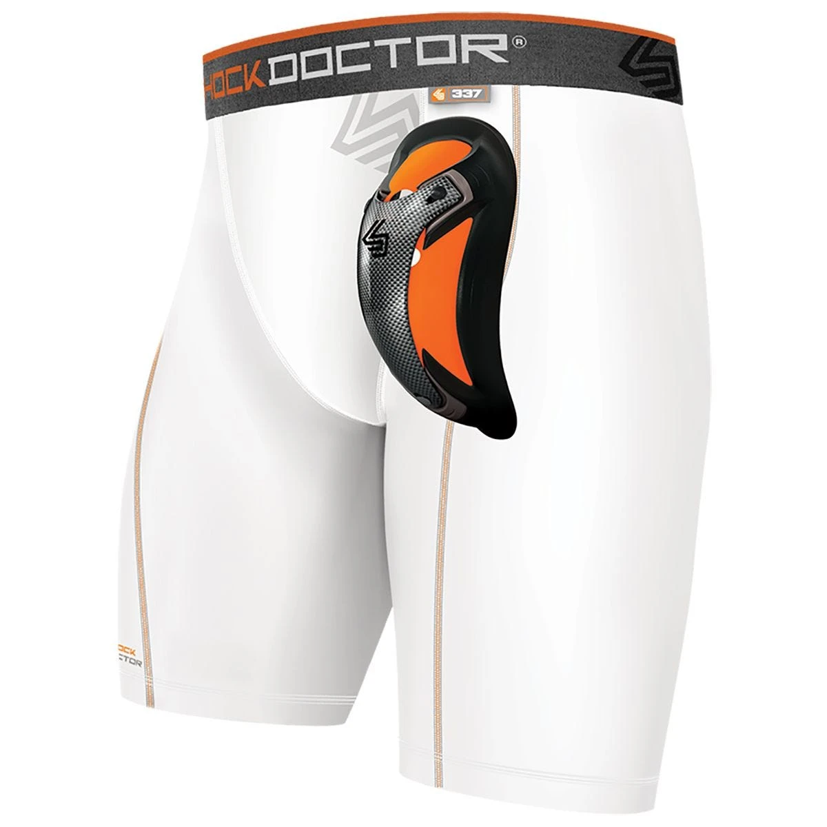 Shock Doctor 337 Youth Compression Short W/ Ultra Carbon Flex Cup